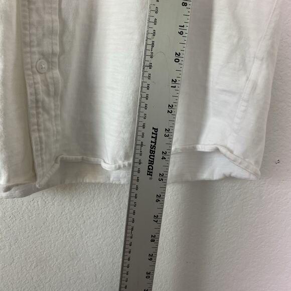 Mens 32 Degrees Cool White Short Sleeve Button Up Size Small 100% Cotton Casual - Picture 4 of 9